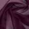 1 Yard Eggplant Silk Organza Sheer Lightweight Fabric for Evening Gowns and Bridal 44 Inch Width